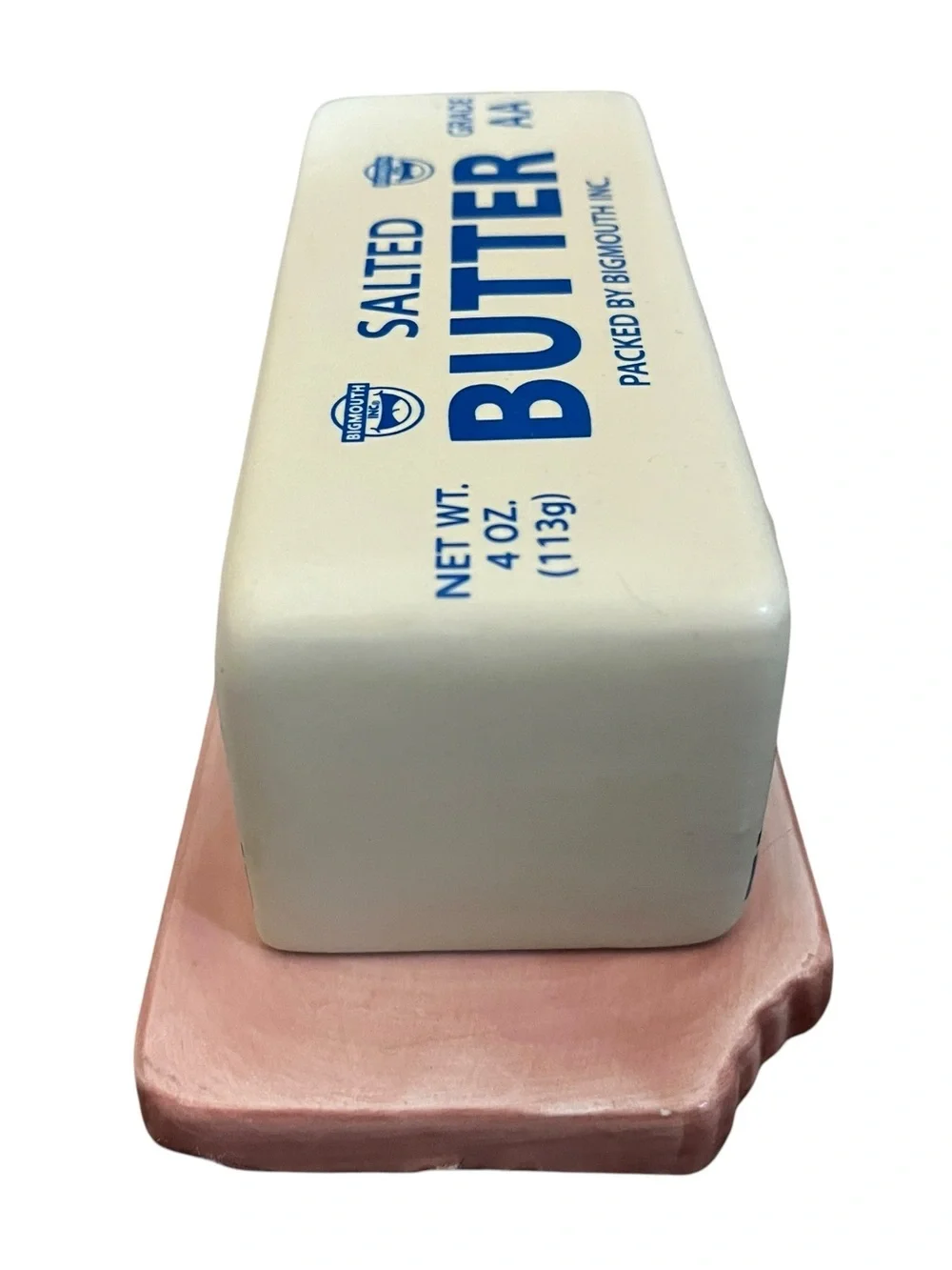 BIGMOUTH  Inc. Novely Salted Butter Ceramic Two-Piece Dish 7.5